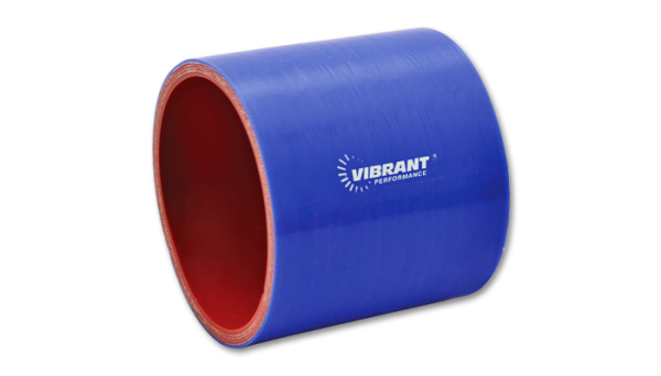 Vibrant Performance - Vibrant Performance 4 Ply Silicone Sleeve, 1" I.D. x 3" Long - Blue 2700B