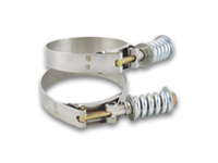 Vibrant Performance - Vibrant Performance Stainless Steel Spring Loaded T-Bolt Clamps (2-Pack) - Clamp Range: 2.25"-2.55" 27820