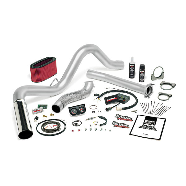 Banks Power - Banks Power Stinger Bundle, Power System with Single Exit Exhaust, Chrome Tip 48552