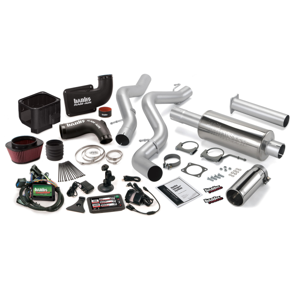 Banks Power - Banks Power Stinger Bundle, Power System with Single Exit Exhaust, Chrome Tip 48982
