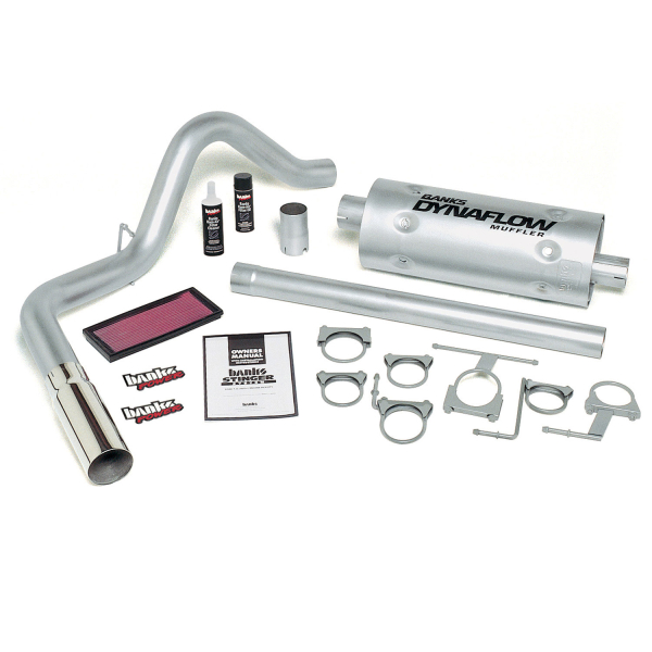Banks Power - Banks Power Stinger Bundle, Power System with Single Exit Exhaust, Chrome Tip 49253