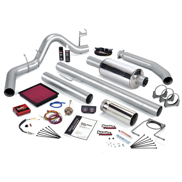 Banks Power - Banks Power Stinger Bundle, Power System with Single Exit Exhaust, Chrome Tip 49363