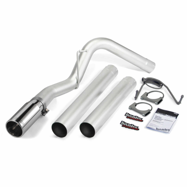 Banks Power - Banks Power Monster Exhaust System, Single Exit, Chrome Tip 49776