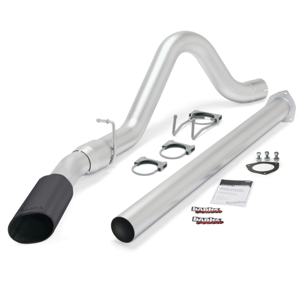 Banks Power - Banks Power Monster Exhaust System, Single Exit, Black Tip 49792-B