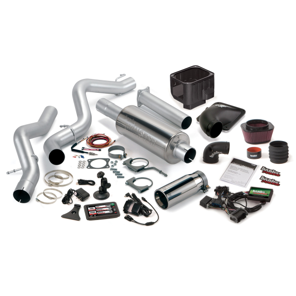 Banks Power - Banks Power Stinger Bundle, Power System with Single Exit Exhaust, Chrome Tip 46045