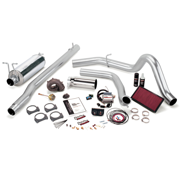 Banks Power - Banks Power Stinger-Plus Bundle, Power System with Single Exit Exhaust, Chrome Tip 47538