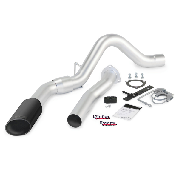 Banks Power - Banks Power Monster Exhaust System, Single Exit, Black Tip 47784-B