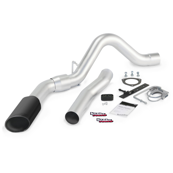 Banks Power - Banks Power Monster Exhaust System, Single Exit, Black Tip 47786-B