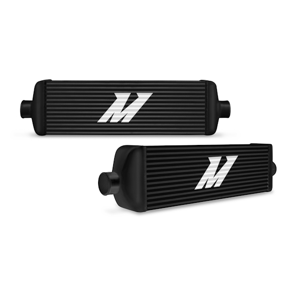 Mishimoto - Mishimoto Mishimoto Universal Intercooler J-Line, Black MMINT-UJB