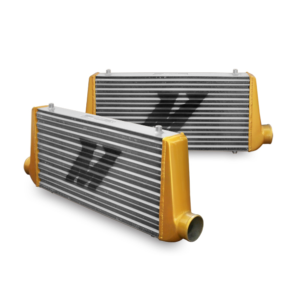 Mishimoto - Mishimoto Mishimoto Universal Intercooler M-Line Eat Sleep Race Edition, Gold End Tanks MMINT-UMGA