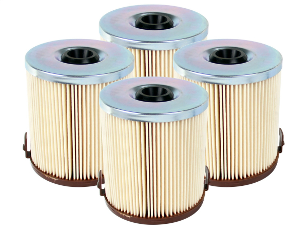 AFE Power - aFe PRO GUARD D2 Fuel Filter (4 Pack) Ford Diesel Trucks 94-97 V8-7.3L (td-di) - 44-FF009-MB