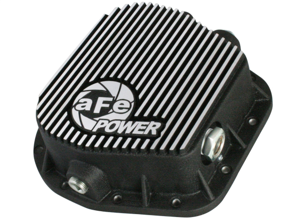 AFE Power - aFe Pro Series Rear Differential Cover Black w/Machined Fins Ford F-150 97-16 (9.75-12 Bolt Axles) - 46-70152