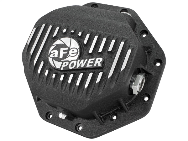 AFE Power - aFe Pro Series Rear Differential Cover Black w/Machined Fins Dodge/RAM 94-16 (Corporate 9.25-12 Bolt Axles) - 46-70272