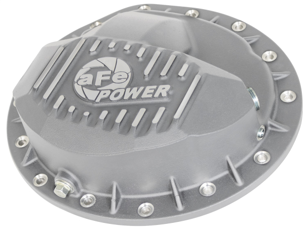 AFE Power - aFe Street Series Rear Differential Cover Raw w/Machined Fins GM Trucks 99-13 (GM 9.5-14) - 46-70370
