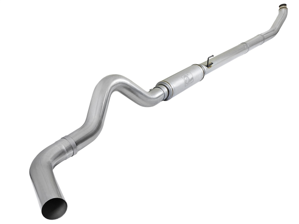 AFE Power - aFe ATLAS 5 IN Aluminized Steel Turbo-Back Race Pipe w/Muffler w/o Exhaust Tip Dodge Diesel Trucks 04.5-07 L6-5.9L (td) - 49-02007