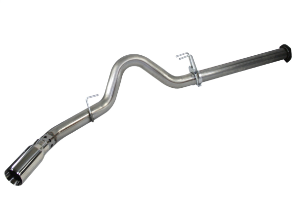 AFE Power - aFe Large Bore-HD 4in 409 Stainless Steel DPF-Back Exhaust System Ford Diesel Trucks 11-14 V8-6.7L (td) - 49-13028