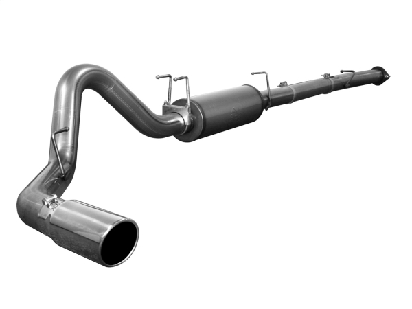 AFE Power - aFe Large Bore-HD 4 IN 409 Stainless Steel Down-Pipe Back Exhaust System Ford Diesel Trucks 08-10 V8-6.4L (td) - 49-13029