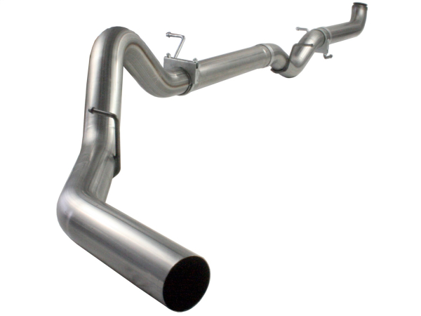 AFE Power - aFe Large Bore-HD 4 IN 409 Stainless Steel Down-Pipe Back Exhaust System GM Diesel Trucks 01-07 V8-6.6L (td) LB7/LLY/LBZ - 49-14003NM