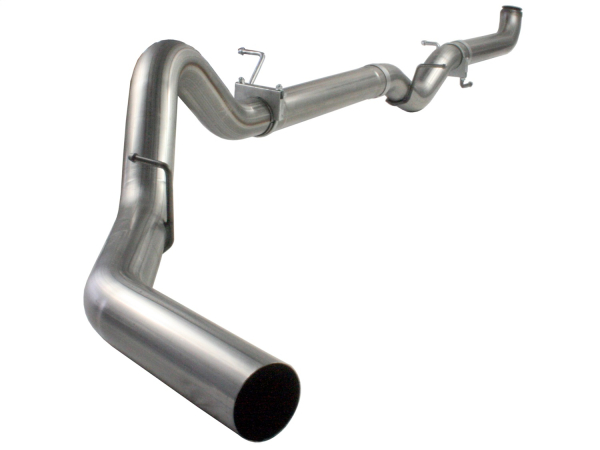 AFE Power - aFe Large Bore-HD 4 IN 409 Stainless Steel Down-Pipe Back Exhaust System GM Diesel Trucks 07.5-10 V8-6.6L (td) LMM - 49-14017NM