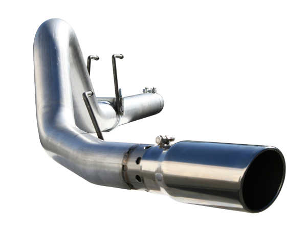 AFE Power - aFe Large Bore-HD 4in 409 Stainless Steel DPF-Back Exhaust System Ford Diesel Trucks 08-10 V8-6.4L (td) - 49-43006
