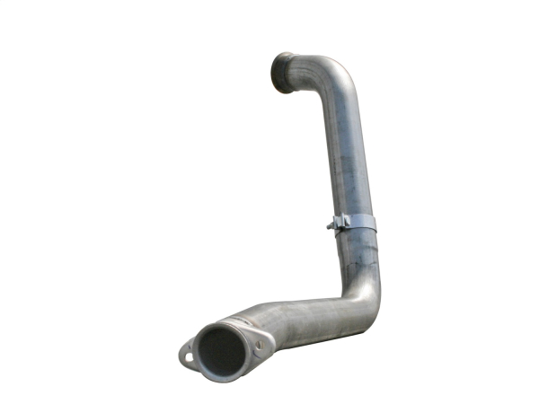 AFE Power - aFe LARGE Bore-HD 4 IN 409 Stainless Steel Race Pipe Ford Diesel Trucks 03-07 V8-6.0L (td) - 49-43012