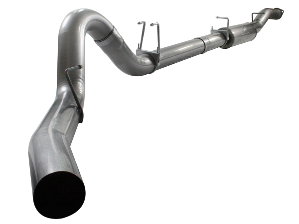 AFE Power - aFe Large Bore-HD 5in 409 Stainless Steel Down-Pipe Back Exhaust System Ford Diesel Trucks 08-10 V8-6.4L (td) - 49-43040