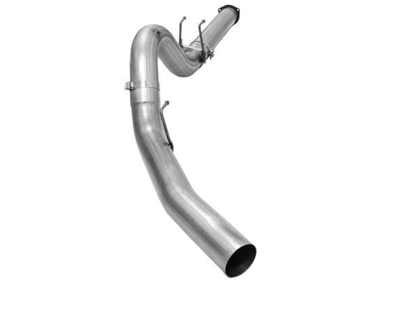 AFE Power - aFe Large Bore-HD 5in 409 Stainless Steel DPF-Back Exhaust System Ford Diesel Trucks 15-16 V8-6.7L (td) - 49-43064