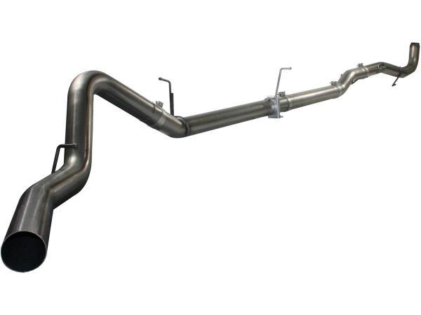 AFE Power - aFe Large Bore-HD 4 IN 409 Stainless Steel Down-Pipe Back Exhaust System w/o Muffler/Exhaust Tip GM Diesel Trucks 11-15 V8-6.6L (td) LML - 49-44031NM
