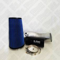 NO LIMIT FABRICATIONS 60CAIPD 03-07 FORD 6.0 COLD AIR INTAKE, POLISHED, DRY FILTER