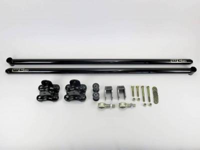 Steering And Suspension - Suspension Parts - Wehrli Custom Fabrication - Wehrli Custom Fabrication 2001-2010 Duramax 68" Traction Bar Kit (ECLB, CCLB)