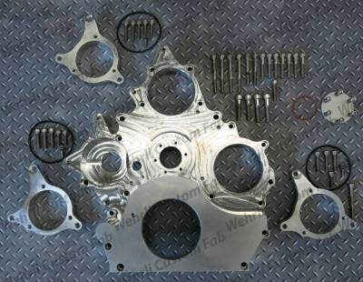 Engine Parts - Parts & Accessories - Wehrli Custom Fabrication - Wehrli Custom Fabrication Duramax Billet Front Engine Cover