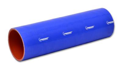 Vibrant Performance 4 Ply Silicone Sleeve, 1" I.D. x 12" Long - Blue 27011B