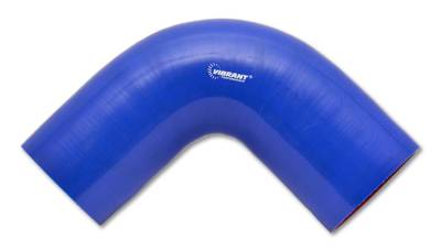 Vibrant Performance 4 Ply 90 Degree Elbow, 2.5" I.D. x 4" Leg Length - Blue 2742B