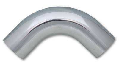 Vibrant Performance 4 in O.D. Aluminum 90 Degree Bend - Polished 2876
