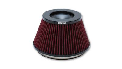 Vibrant Performance THE CLASSIC Air Filter (6" Inlet ID, 3-5/8" Filter Height)for Bellmouth Stacks 10960
