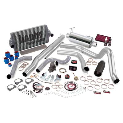 2003-2007 Ford 6.0L Powerstroke - Performance Bundles - Banks Power - Banks Power Big Hoss Bundle, Complete Power System with Single Exhaust, Black Tip 48435-B