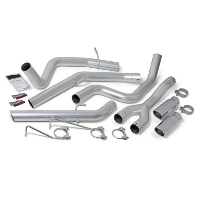 Banks Power - Banks Power Monster Exhaust System, DualRear Exit, Chrome Round Tips 48602 - Image 1