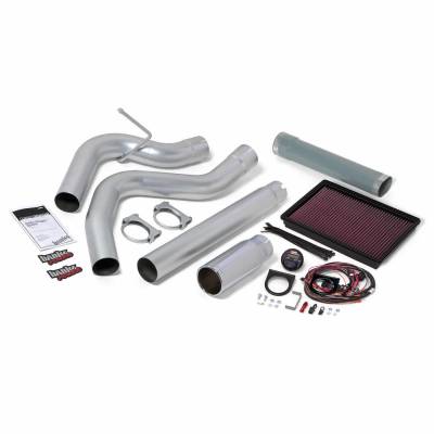 Banks Power Stinger Bundle, Power System with Single Exit Exhaust, Chrome Tip 48603