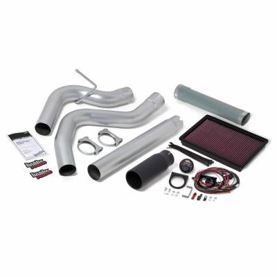 Banks Power - Banks Power Stinger Bundle, Power System with Single Exit Exhaust, Black Tip 48603-b - Image 1