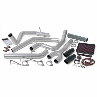 Banks Power Stinger Bundle, Power System with DualExit Exhaust, Black Tips 48604-b
