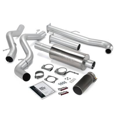 Banks Power Monster Exhaust System, Single Exit, Black Tip 48629-B