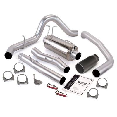 Exhaust - Exhaust Systems - Banks Power - Banks Power Monster Exhaust System, Single Exit, Black Round Tip 48783-B