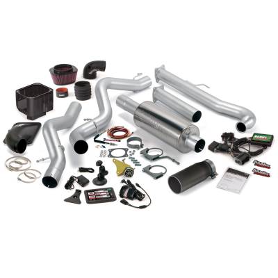 Banks Power Stinger Bundle, Power System with Single Exit Exhaust, Black Tip 48954-B