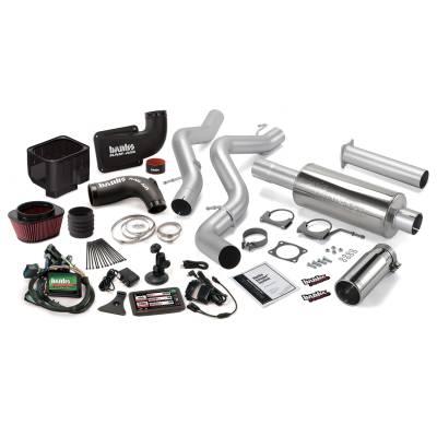 Banks Power Stinger Bundle, Power System with Single Exit Exhaust, Chrome Tip 48983