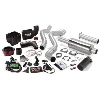Banks Power Stinger Bundle, Power System with Single Exit Exhaust, Black Tip 48983-B