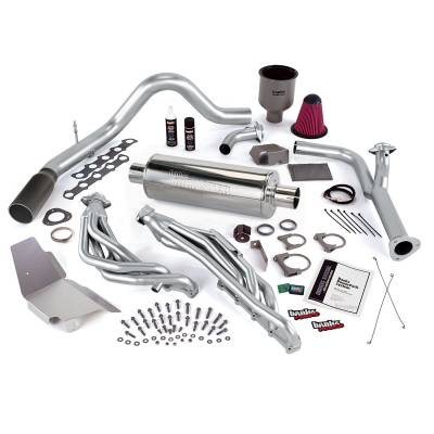 1999-2003 Ford 7.3L Powerstroke - Performance Bundles - Banks Power - Banks Power PowerPack Bundle, Complete Power System with Single Exit Exhaust, Black Tip 49130-B