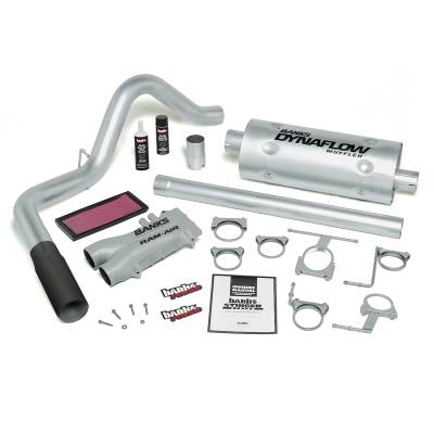 Banks Power Stinger Bundle, Power System with Single Exit Exhaust, Black Tip 49250-B
