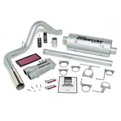 Banks Power Stinger Bundle, Power System with Single Exit Exhaust, Chrome Tip 49252
