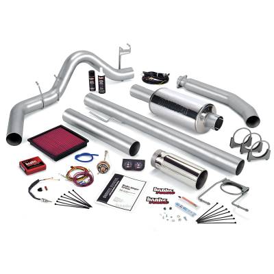 Banks Power Stinger Bundle, Power System with Single Exit Exhaust, Chrome Tip 49363