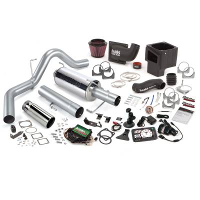 Banks Power Stinger Bundle, Power System with Single Exit Exhaust, Chrome Tip 49717